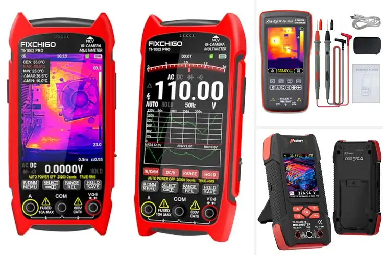 Detailed view of Best 2 In 1 Thermal Multimeters For Field Engineers