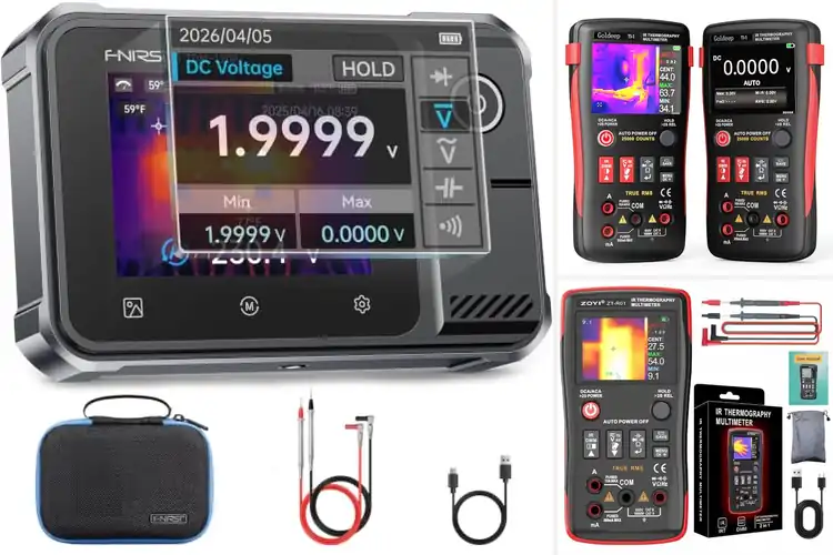 Detailed view of Best 2-In-1 Thermal Multimeters