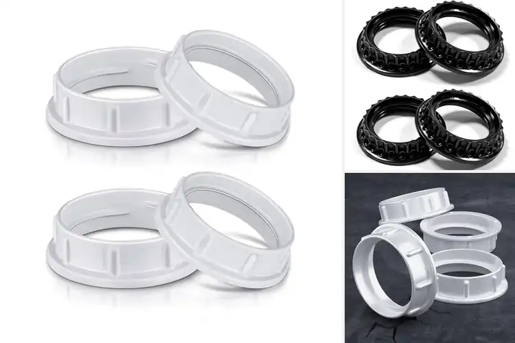 Detailed view of Best 4-Pack Socket Shade Retaining Rings