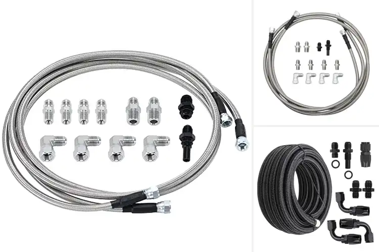 Detailed view of Best 4L80E Transmission Cooler Hoses