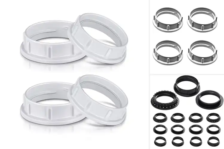 Detailed view of Best Aluminum Light Socket Shade Rings