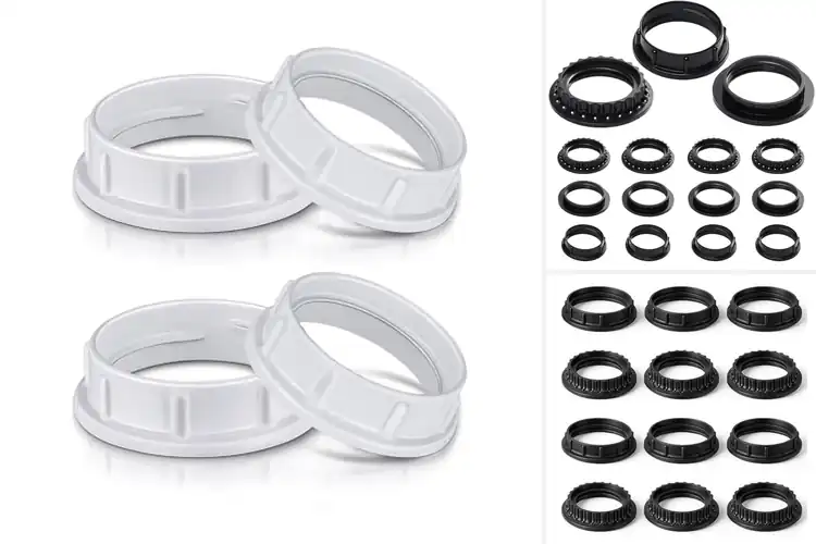Detailed view of Best Bathroom Vanity Light Socket Rings