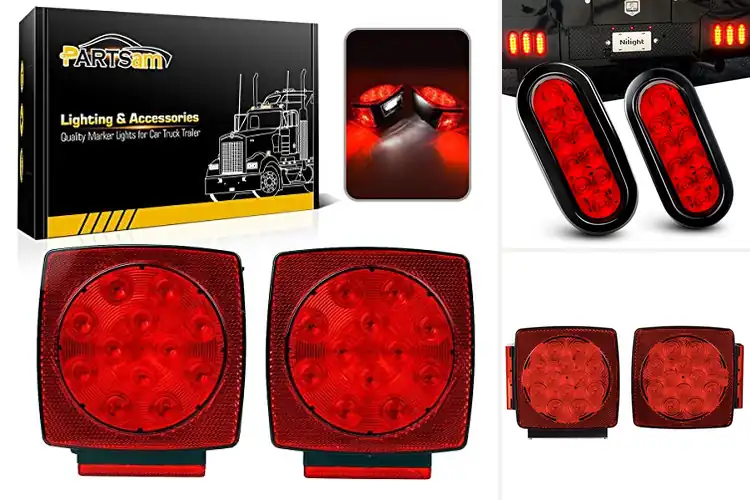 Detailed view of Best Brake Trailer Lights: Bright, Safe, Instantly Reliable