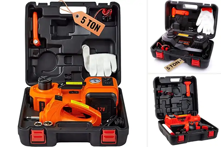 Detailed view of Best Car Jacks With Built-In Inflators
