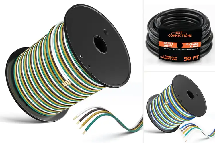 Detailed view of Best Color Coded Trailer Wires: Your Ultimate Safety Guide
