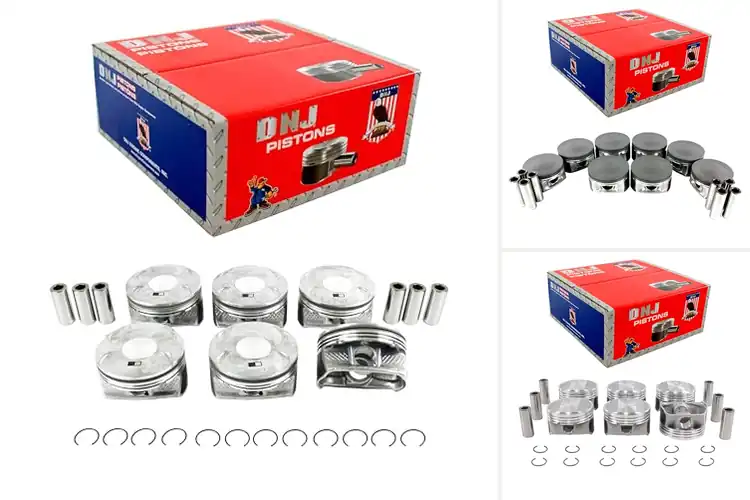 Detailed view of Best DNJ Oversize Piston Sets: Boost Engine Power Fast