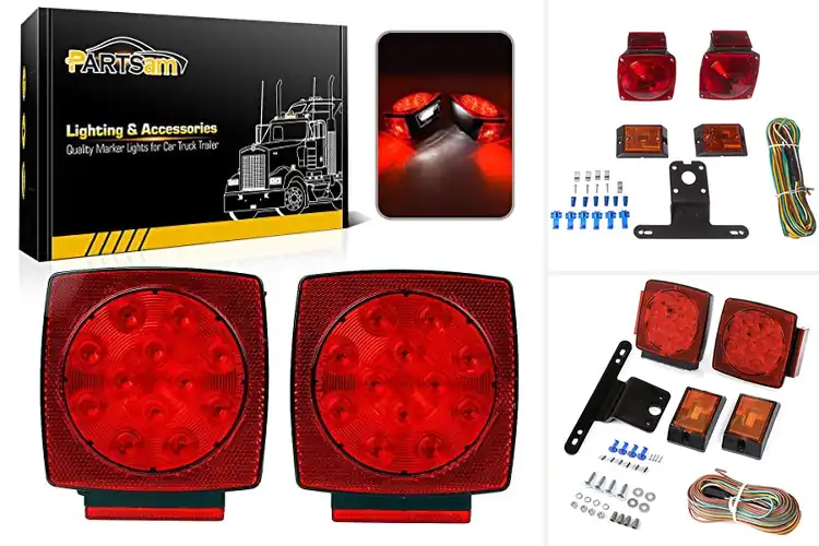 Detailed view of Best DOT Compliant Trailer Lights: Top 10 Kits for Safety