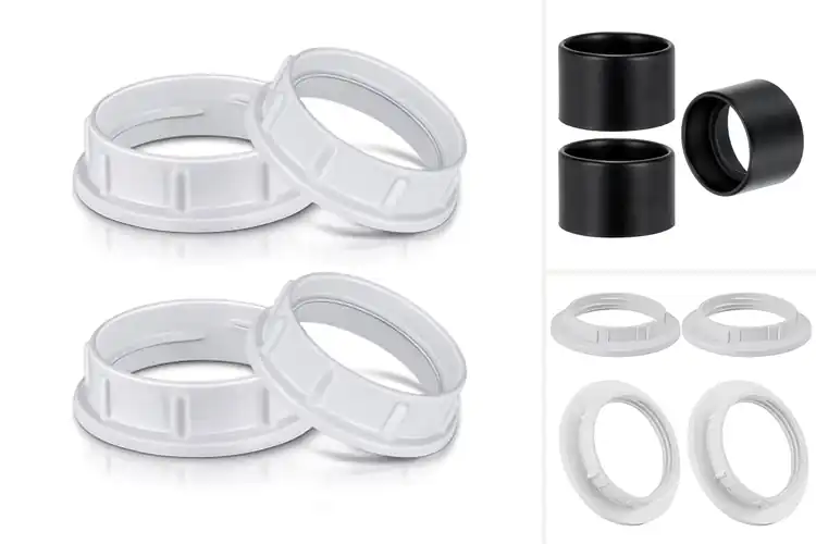 Detailed view of Best E26 Medium Base Socket Shade Rings