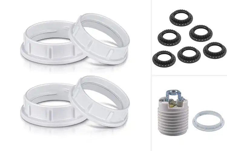 Detailed view of Best E26 Threaded Socket Rings