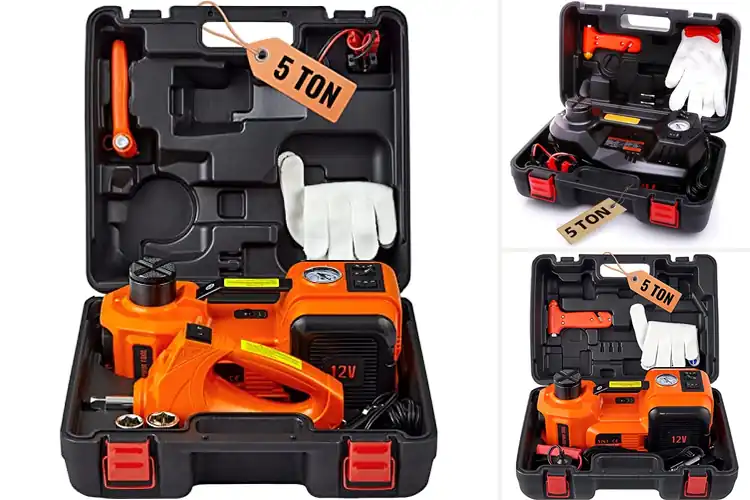 Detailed view of Best Electric Car Jacks With Built-in Inflator