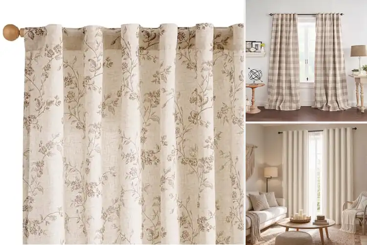 Detailed view of Best Farmhouse Style Curtains: Warmth & Charm for Your Home
