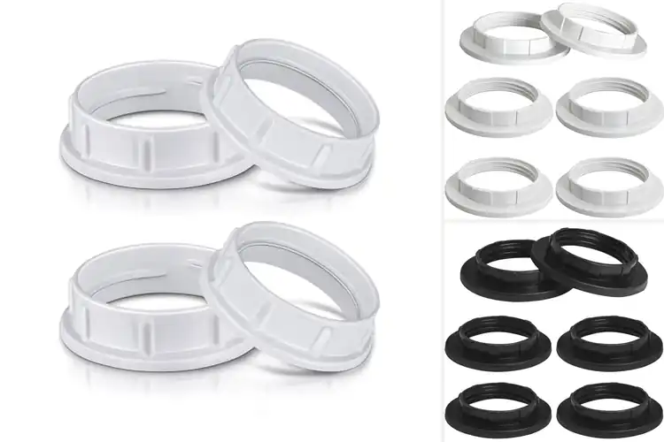 Detailed view of Best Glass Sconce Shade Rings