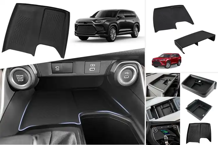 Detailed view of Best Grand Highlander Center Console Mats
