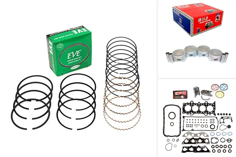 Detailed view of Best Honda Civic D17A2 Piston Sets