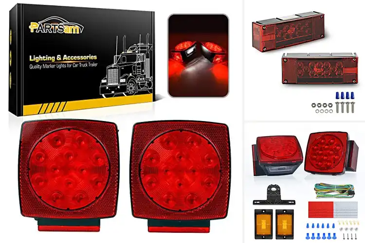 Detailed view of Best IP68 Submersible Trailer Lights