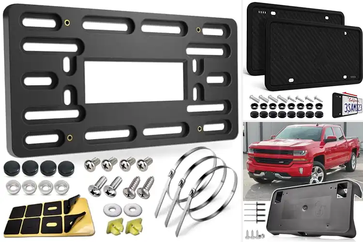Detailed view of Best License Plate Brackets: Secure Stylish & Easy Install