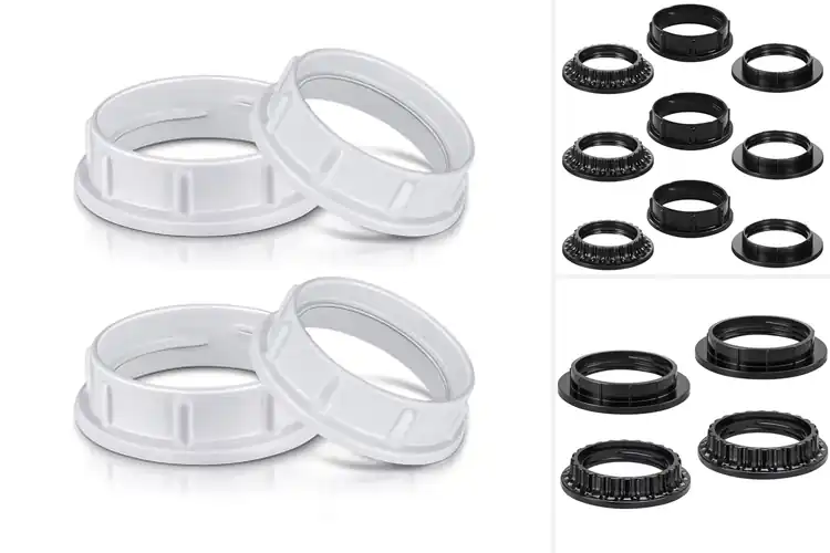 Detailed view of Best Light Socket Shade Rings