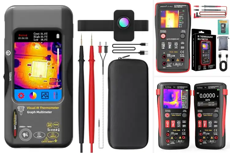 Detailed view of Best Multimeter Thermal Cameras For Electricians
