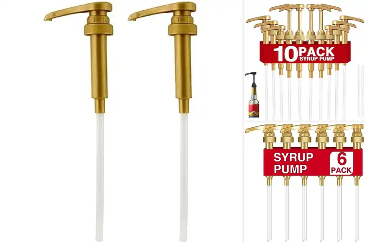 Detailed view of Best Plastic Syrup Pumps: Mess-Free Dispensing for Daily Use