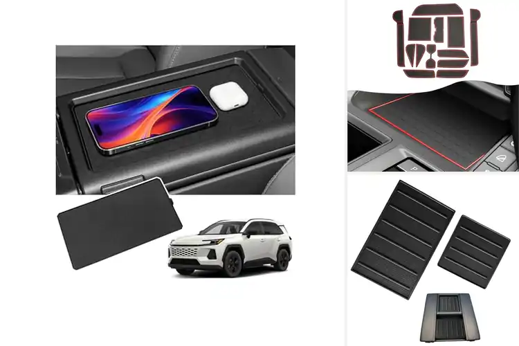 Detailed view of Best Silicone Center Console Liners For SUV