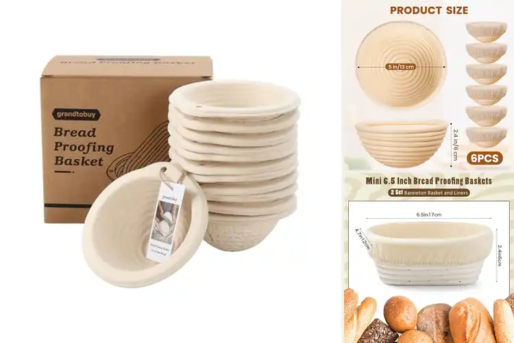 Detailed view of Best Small Sourdough Bannetons