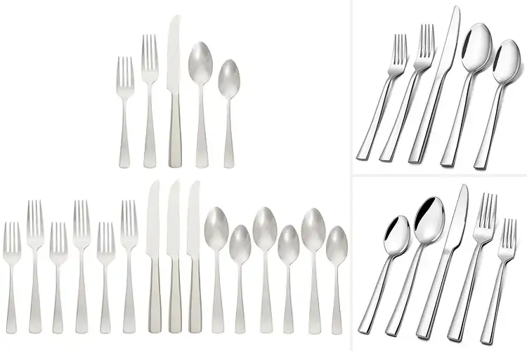 Detailed view of Best Square Edge Flatware Sets