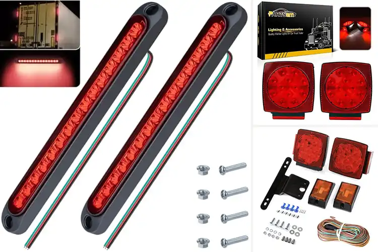 Detailed view of Best Trailer Lights for Safety