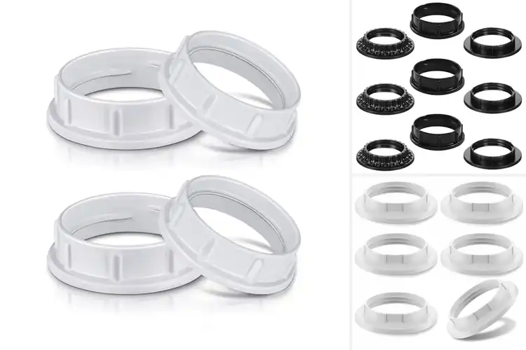 Detailed view of Best Vanity Light Shade Rings